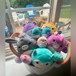 Squishmallow Bundle + 3 Flipmallows + 5 Squishville